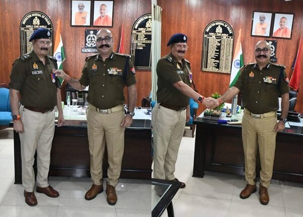 Rampur: Superintendent of Police Rajesh Dwivedi honored with Excellent Service Medal by the Government of India