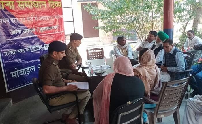 Superintendent of Police Rural and CO Jansath resolved public problems in Ramraj police station.