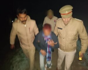 During checking in Rampur, Civil Line Police station had an encounter with a cow