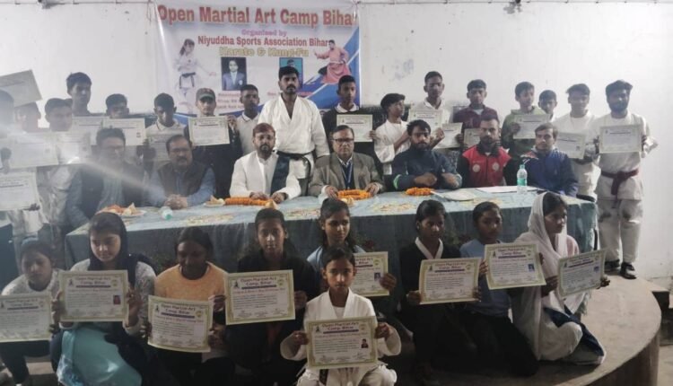 A two-day martial arts training camp was organized at Rosra UR College.