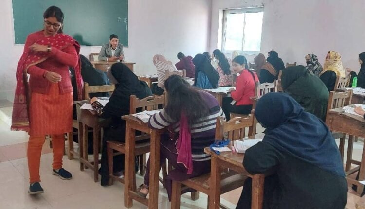 Examination started in Government Raza Post Graduate College