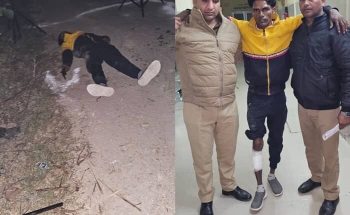 A vicious criminal carrying a reward of Rs 10,000 was arrested for kidnapping and raping a minor, injured in a police encounter. ​