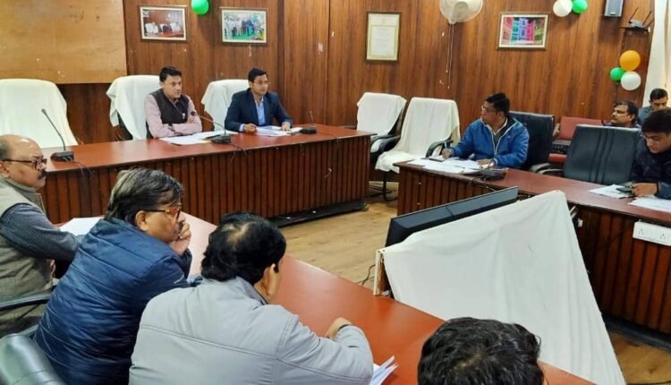 Review meeting held under the chairmanship of Chief Development Officer Nand Kishore Kalal, order for action to prevent cold