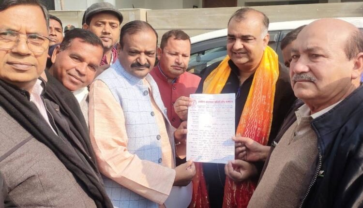 Trade Board wrote letter to MLA regarding shops of Bapu Mall