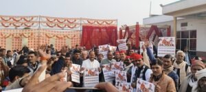 Badaun: Jan Panchayat organized in Ujhani today under PDA Fortnight on the provincial appeal of Samajwadi Party.