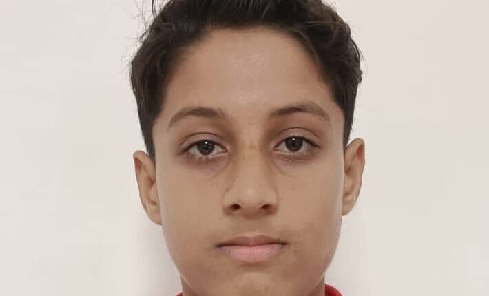 Bilal's cricket, student of Babu Bodhraj Convent School, U.P. Selected in the main team of Under 14