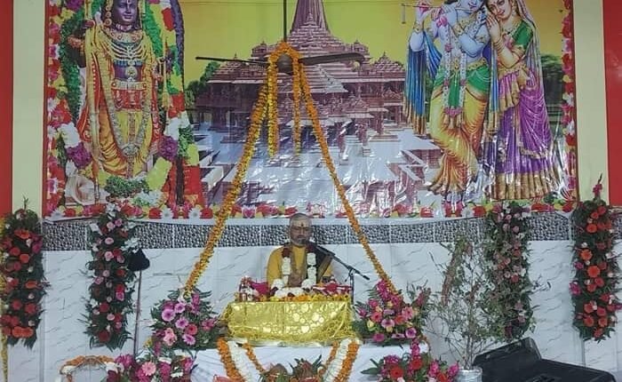 By merely listening to Shri Madbhagwat Katha, a person attains immortality - Acharya Khemchand Maharaj