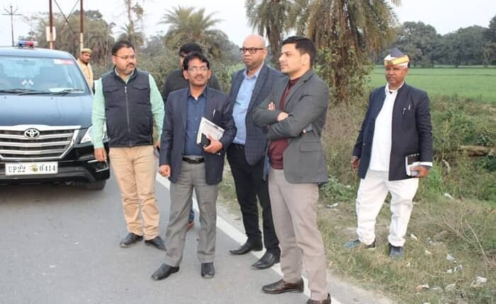 Rampur District Magistrate inspected with engineers