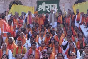 CM Yogi's ministers attended Ramlala's court, Chief Minister also visited