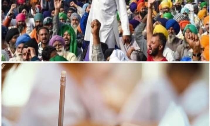 Keeping the future of youth at stake, they will raise the issue of employment, farmer organizations will hold CBSE board exam on the same day as Bharat Bandh.