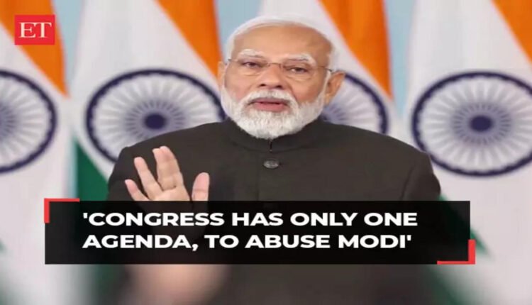 They have only one agenda, abuse Modi'- Prime Minister Modi