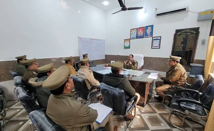 CO did monthly inspection of Tanda police station