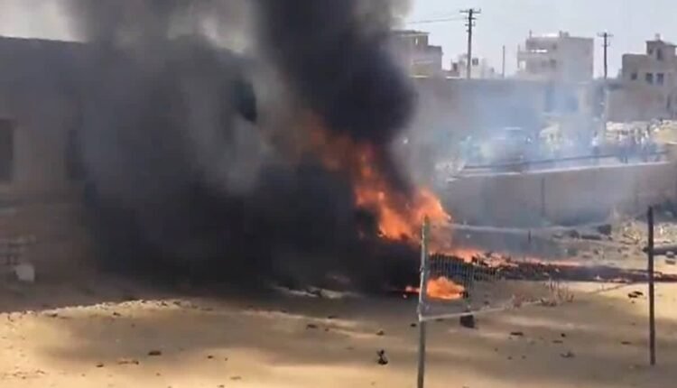 Army helicopter crashes in Jawahar Nagar, Jaisalmer, pilots ejected safely