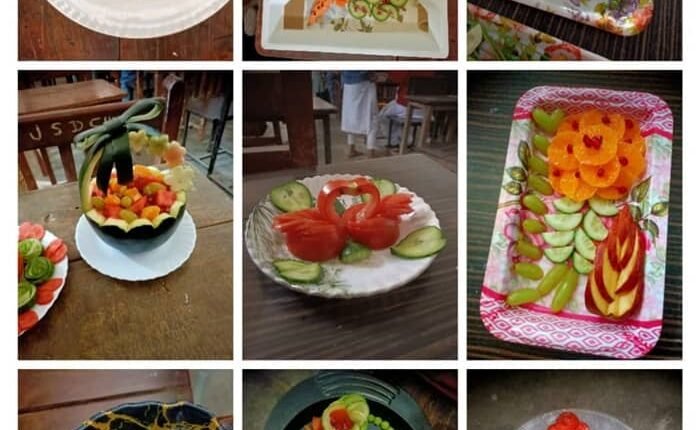 Mustabasira stood first in salad decoration competition