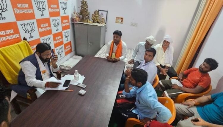 MLA listened to people's problems on housing