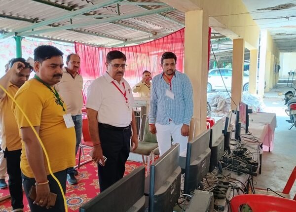 District Election Officer inspected the strong room