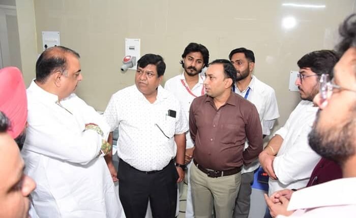 All employees of the district hospital will have QR code based ID cards: Akash Saxena