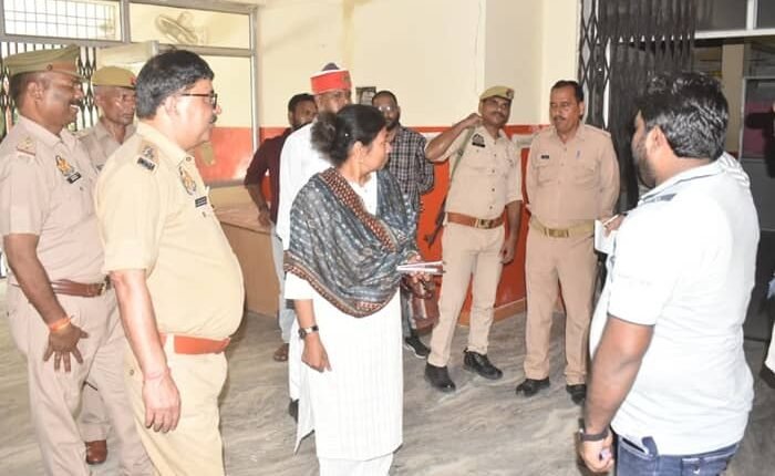 DM's official inspection of Badaun ARTO office