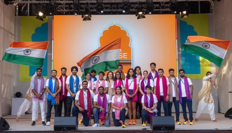 Indian athletes gathered at India House, honored by Nita Ambani
