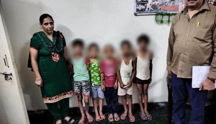 Crime Branch KAT rescued 5 children from Ballabhgarh area under “Operation Smile” and conducted counselling