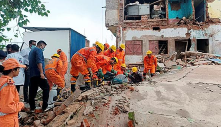 An under-construction multi-storey building collapsed in Devgarh, Jharkhand, many feared trapped