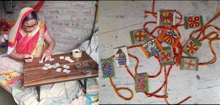 Mithila painting opens new avenues of employment, Navita Jha's skill becomes a source of inspiration*