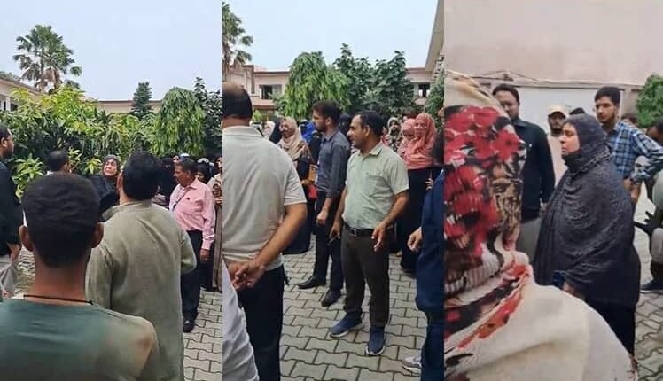 Rampur: Family members create ruckus after Japanese vaccination in school, accuse school administration of negligence