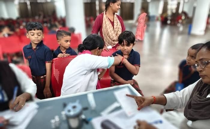 Vaccination program organized for students aged 01 to 16 years at Bloomingdale School