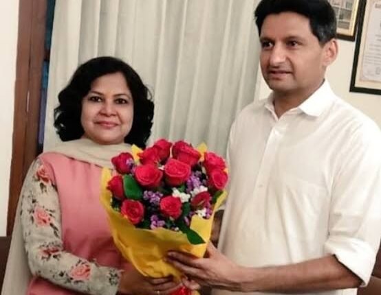 Haryana Election 2024: Former MLA Sharda Rathore did not get ticket from Ballabhgarh, Congress expressed confidence in Parag Sharma