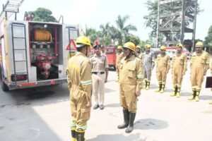 earthquake-and-fire-safety-coordination-rehearsal-under-the-chairmanship-of-district-magistrate-rampur-and-superintendent-of-police-rampur