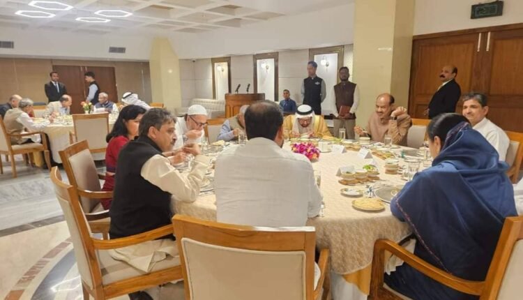 Delhi: UAE National Council President attends banquet hosted by Lok Sabha Speaker Om Birla