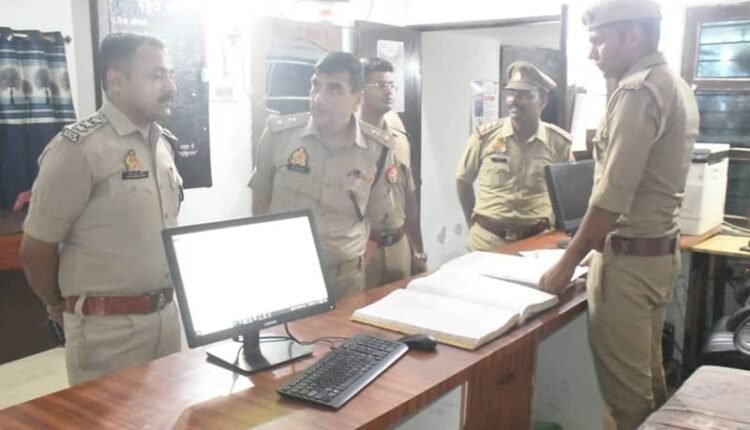 Superintendent of Police, Rampur conducted a surprise inspection of Police Station Milkkhanam, Rampur-