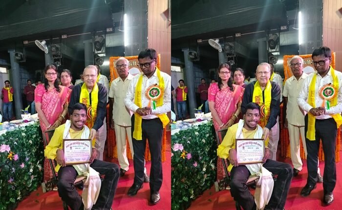 Anubhav Raj of Muzaffarpur received the Bharat Ratna Lal Bahadur Shastri Award