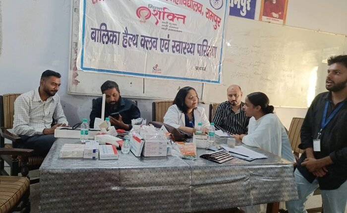Health checkup camp was organized in Degree College