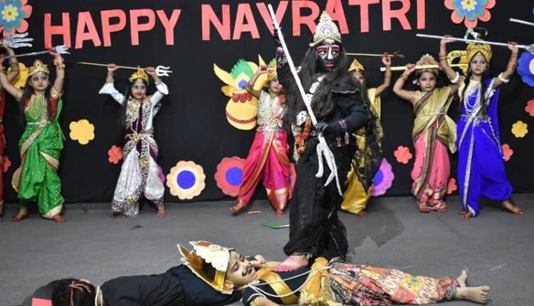 Little children burnt Ravana and took a pledge to end all evil