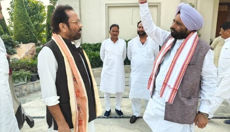 "Beating up rioters, beating up rioters" is the only way to maintain harmony in society - Mukhtar Abbas Naqvi