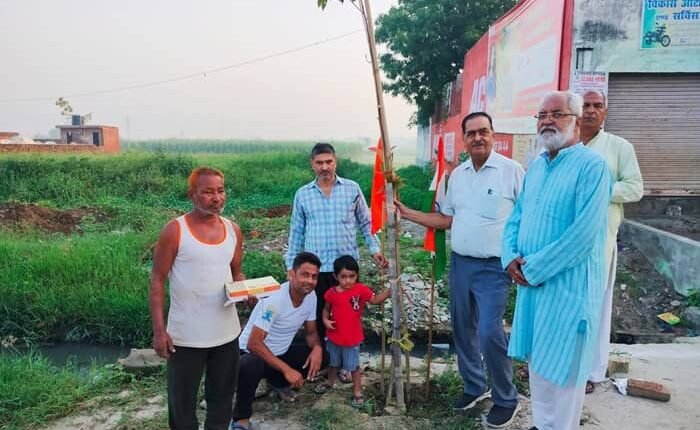 Sevaarth Trust started the plantation campaign in the hands of Kanyadevi during Navratri