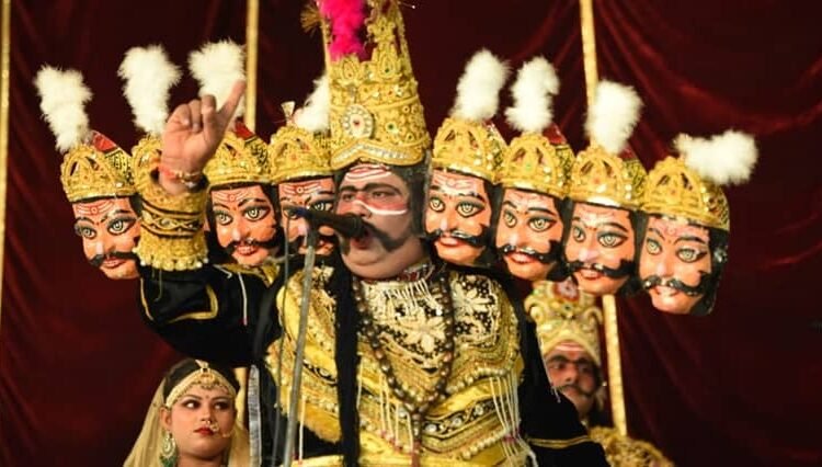 The monkey army overpowered the demon army, a frightened Ravana sent Meghnath to fight