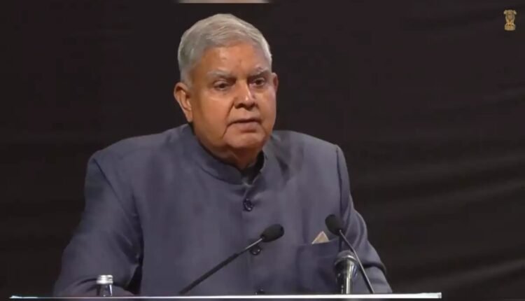 Media must take stand on anti-national narratives: V-P Dhankhar