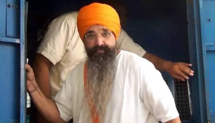 Balwant Singh Rajoana, involved in the murder of former Punjab CM Beant Singh, came out of jail, the court granted him parole for 3 hours
