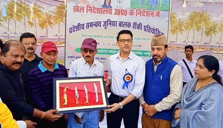 Olympians were also honored in the state level sub junior boys hockey competition