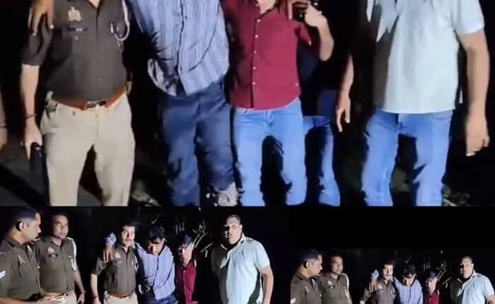 Encounter of cow slaughter accused in Meerut, Akash, Gopal and Alok arrested
