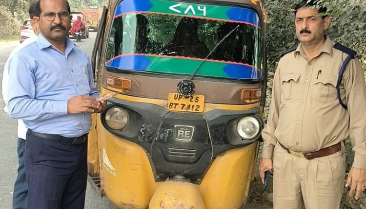 Strict action against passenger/overloaded vehicles, 04 vehicles seized, 05 challaned