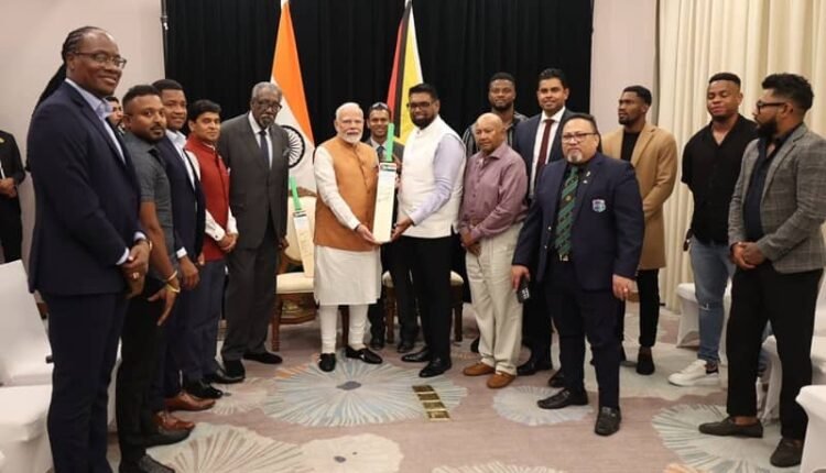 Prime Minister Narendra Modi met West Indies cricket legends in Guyana, giving new strength to India-Guyana relations