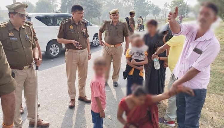 Superintendent of Police did a surprise inspection of Police Station Camri: Woman injured in a road accident was taken to hospital