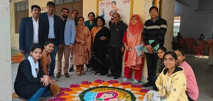 Rangoli Mehndi Competition organized in Government Raja Postgraduate College
