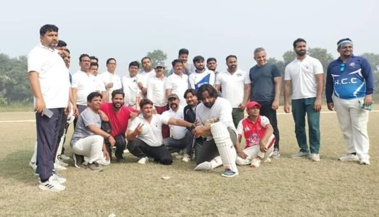 Rampur: Cricket match organized under tobacco free campaign
