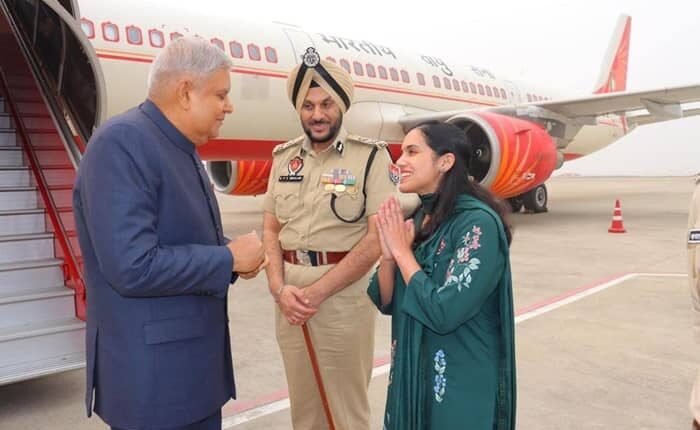 India's Vice President's flight landed at Amritsar airport, Ludhiana program delayed due to visibility issues