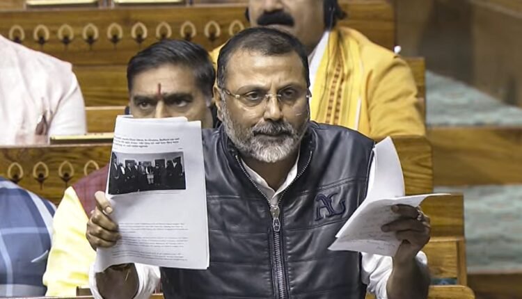 LS proceedings disrupted over BJP's attempts to link opposition to foreign investor