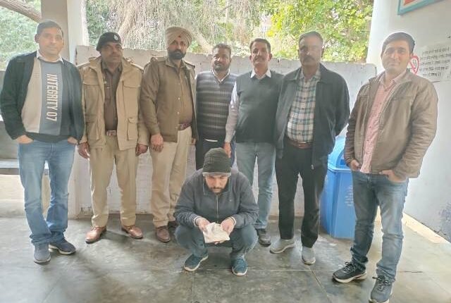 Haryana Narcotics Sirsa Unit arrested a bullet riding drug smuggler, recovered 30.58 grams of heroin